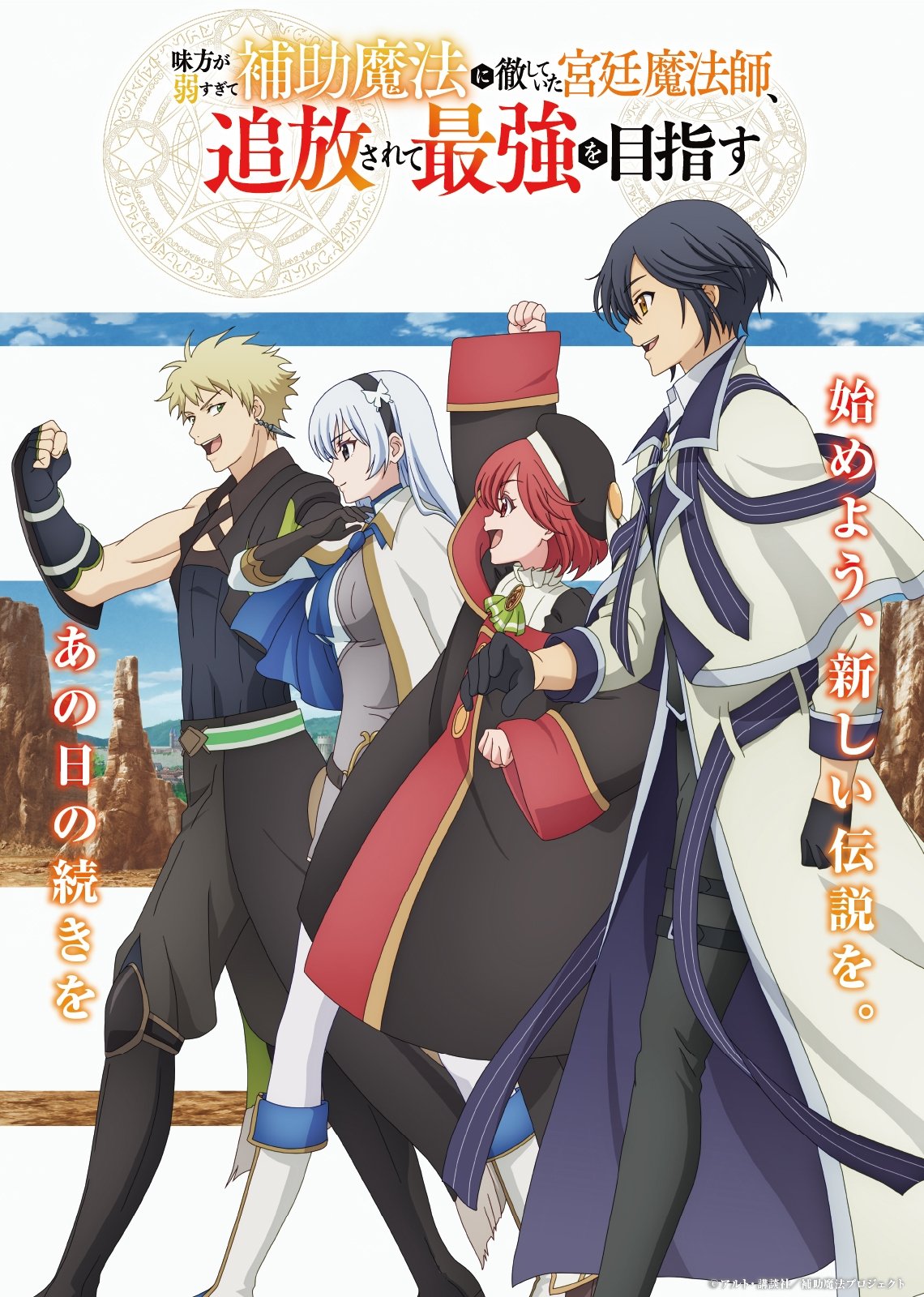 Pháp Sư Triều Đình Bị Trục Xuất Quyết Chí Trở Thành Mạnh Nhất (Mikata ga Yowasugite Hojo Mahou ni Tesshiteita Kyuutei Mahoush...